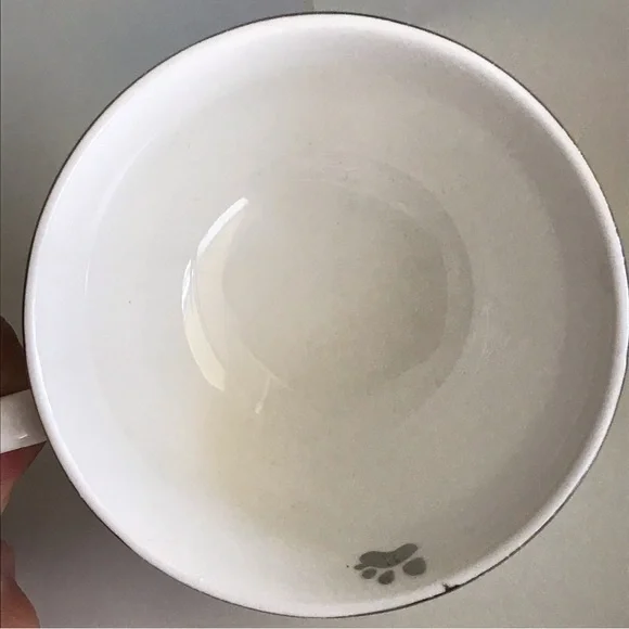 "My Dog is Family" Coffee Cup Mug My Fido Pet Lover Collection- Whte W/Gold Trim - Picture 9 of 13